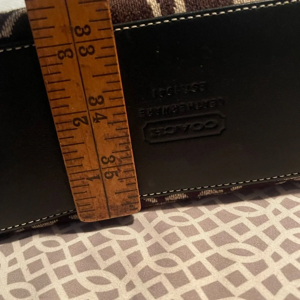 Coach Brown and Cream Shoulder Bag - Picture 15 of 16